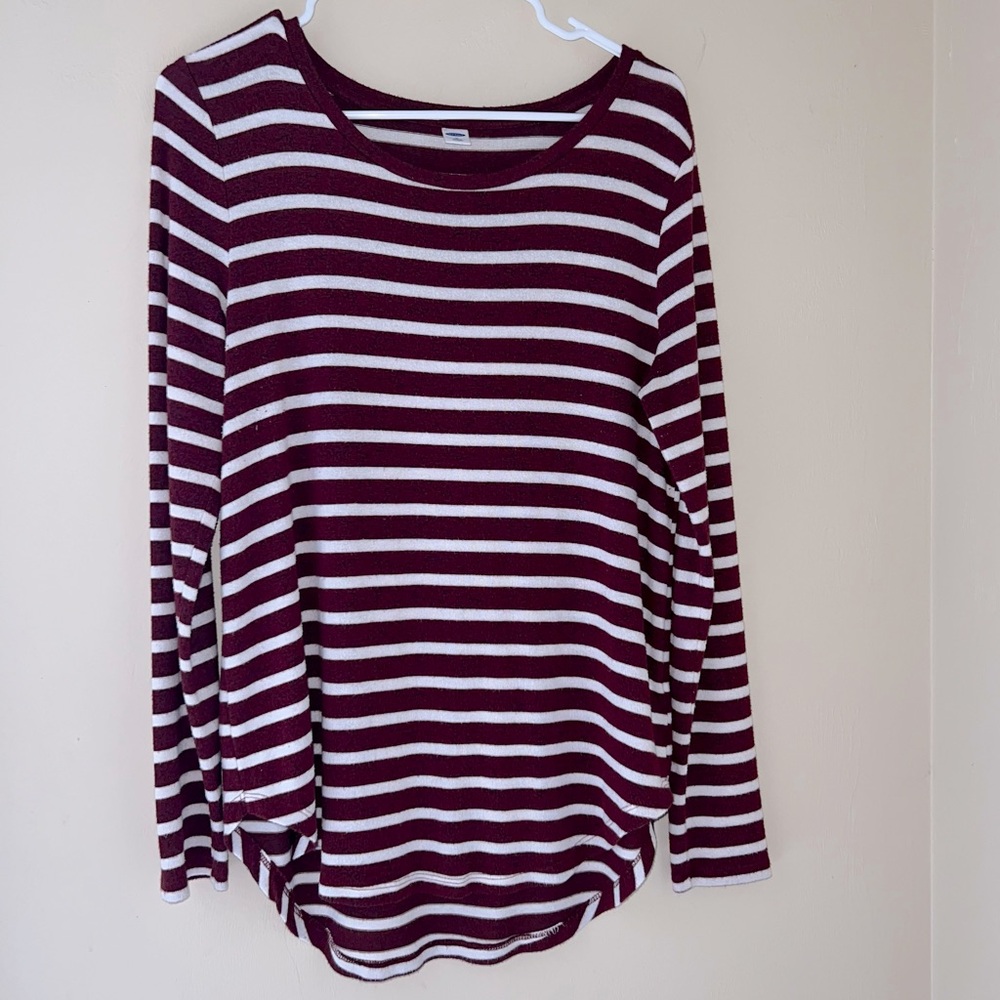 Old Navy Plush Knit Striped Tee
